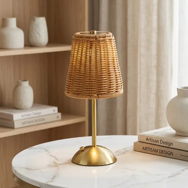 Kyoto Luxe Handwoven Table Lamp