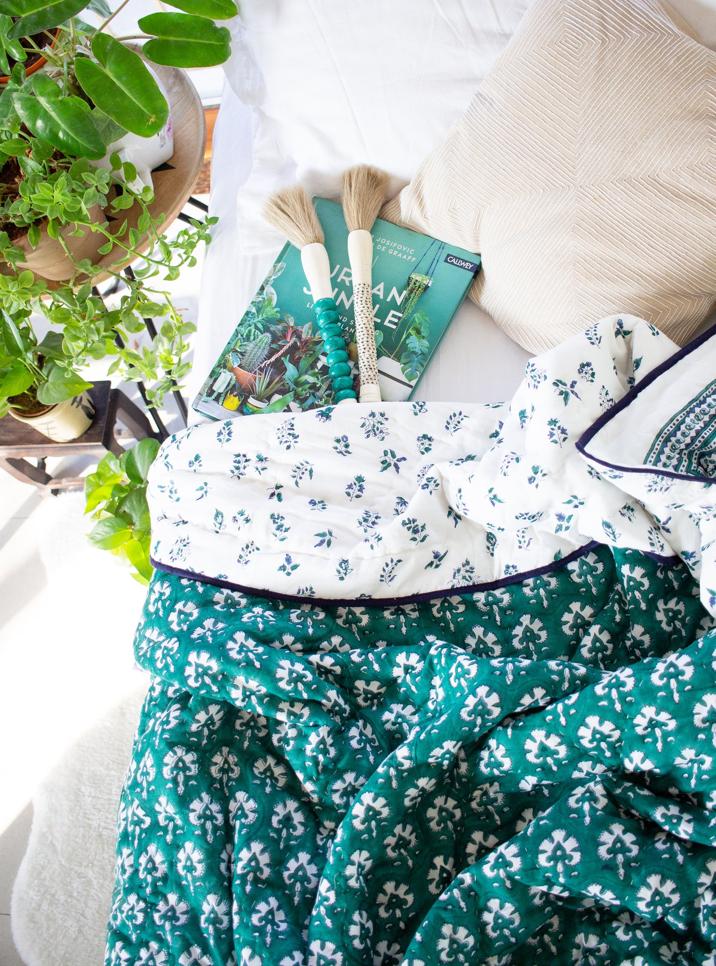 Enchanted Emerald Cotton Comforter