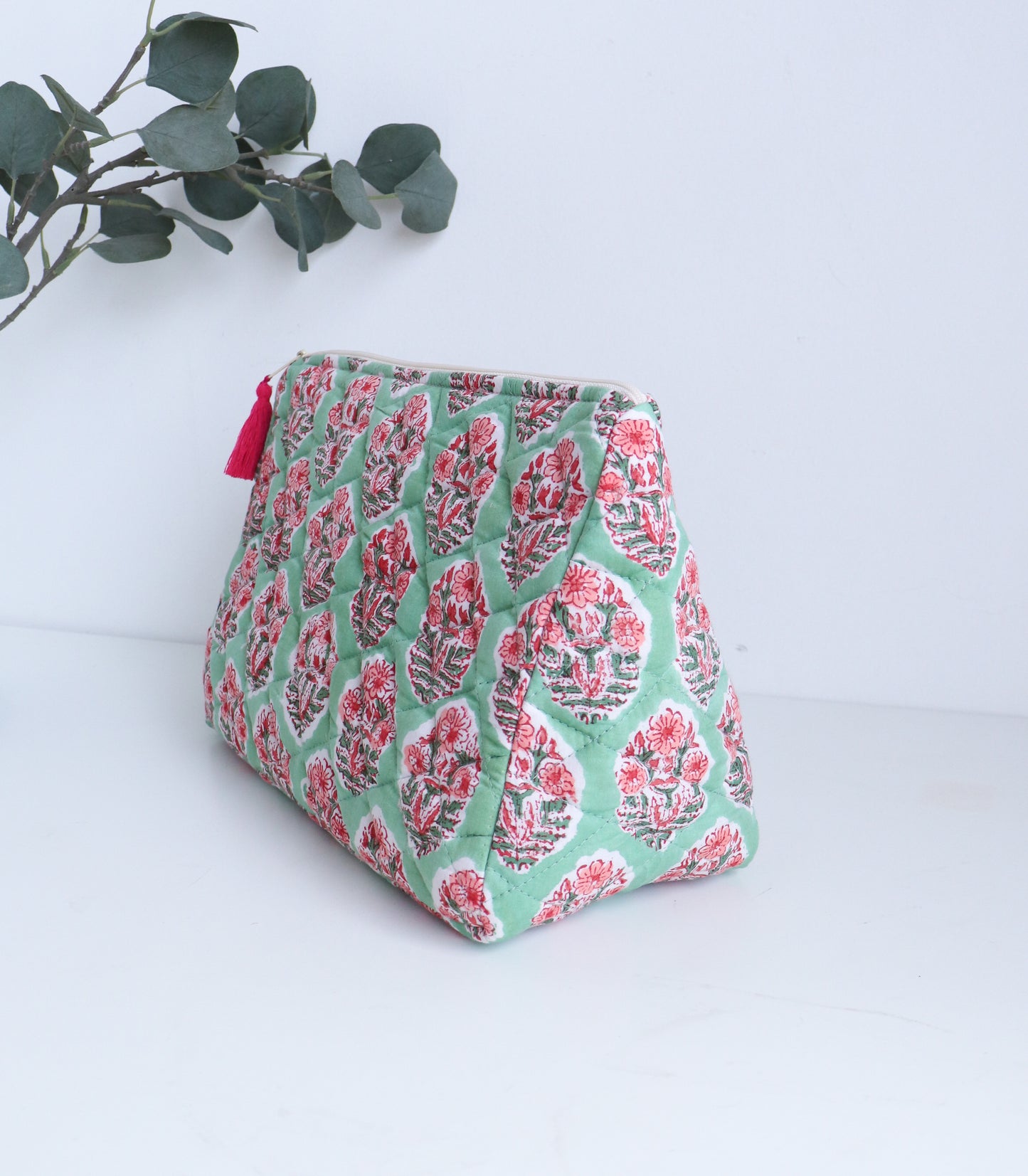Boho Cotton Triangle Standup Pouch
