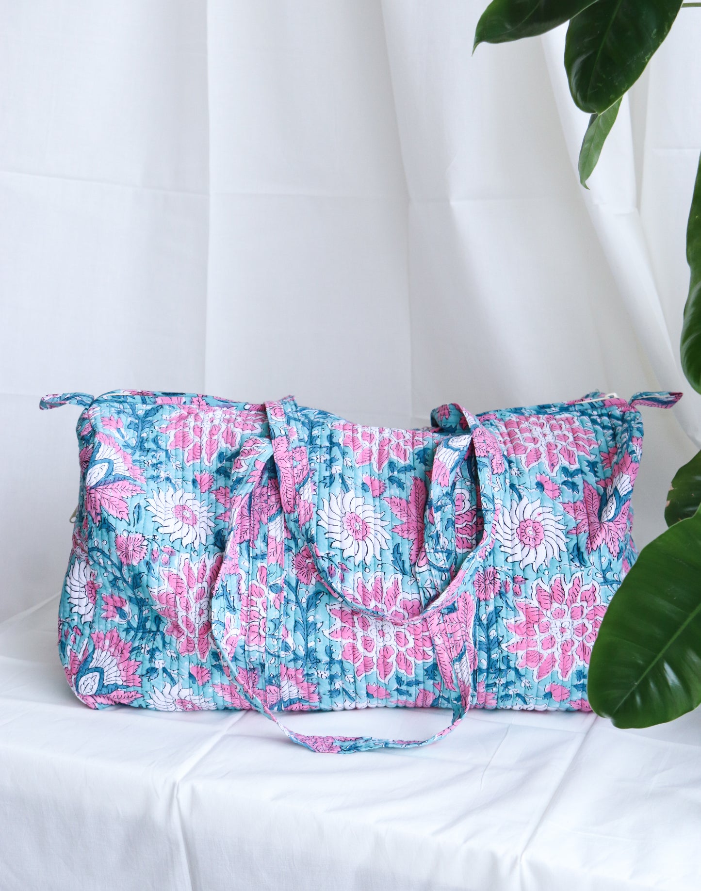 Floral Duffle Bag - Breeze