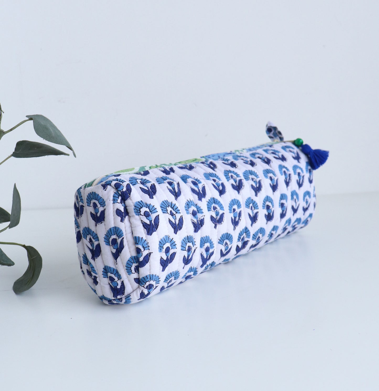 Floral Quilted Pencil Pouch