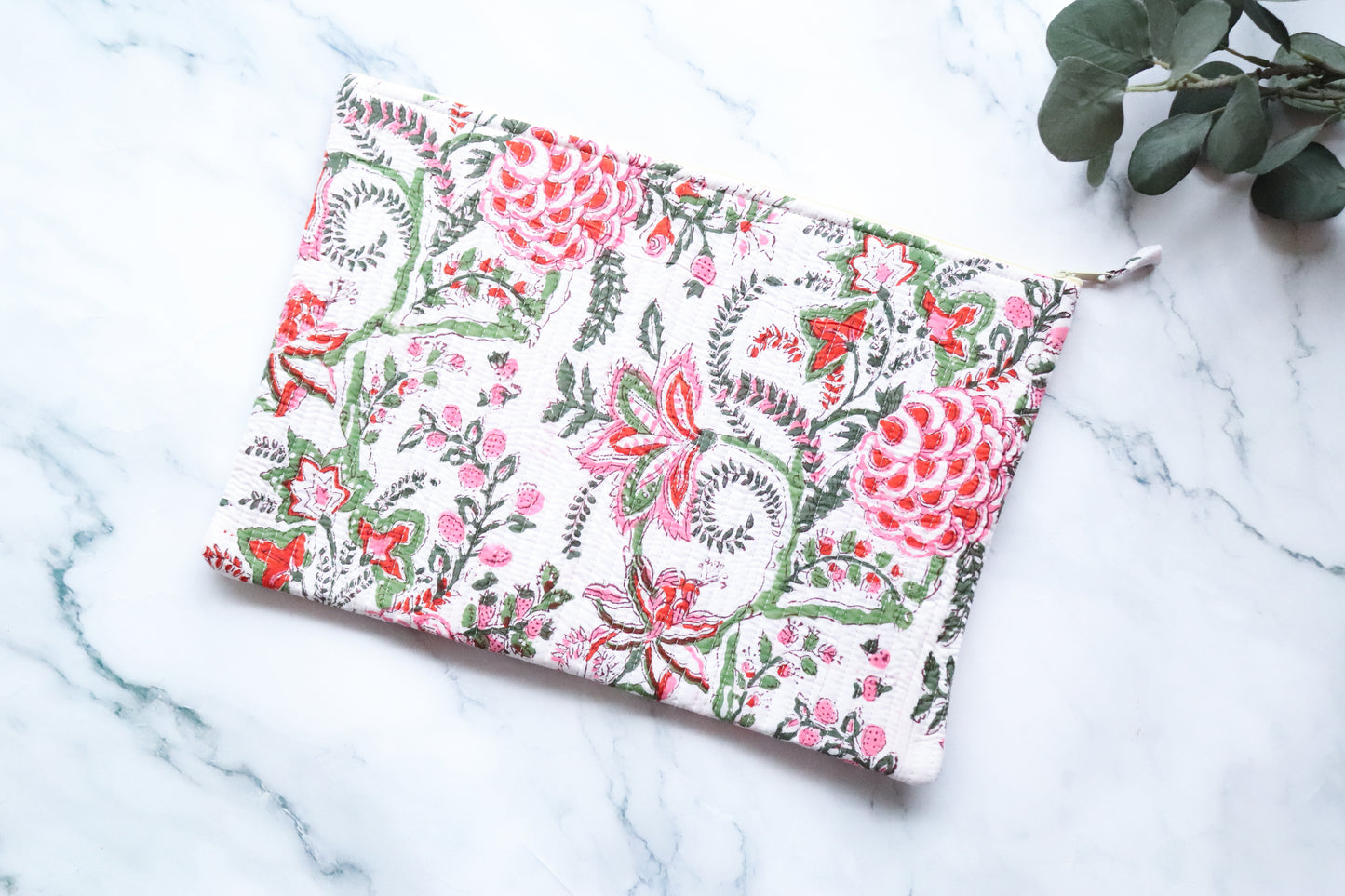 White, Red & Green Laptop Sleeve