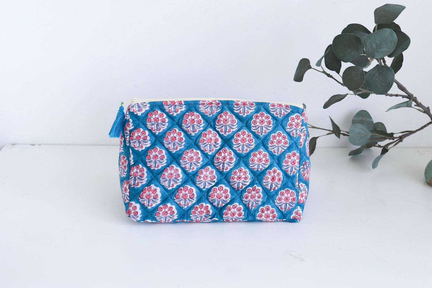 Dyson Airwrap Travel Case, Quilted Hair Tool Storage Pouch, Dyson Hair Dryer & Shark FlexStyle Case, Floral Makeup Organizer Bag, Waterproof