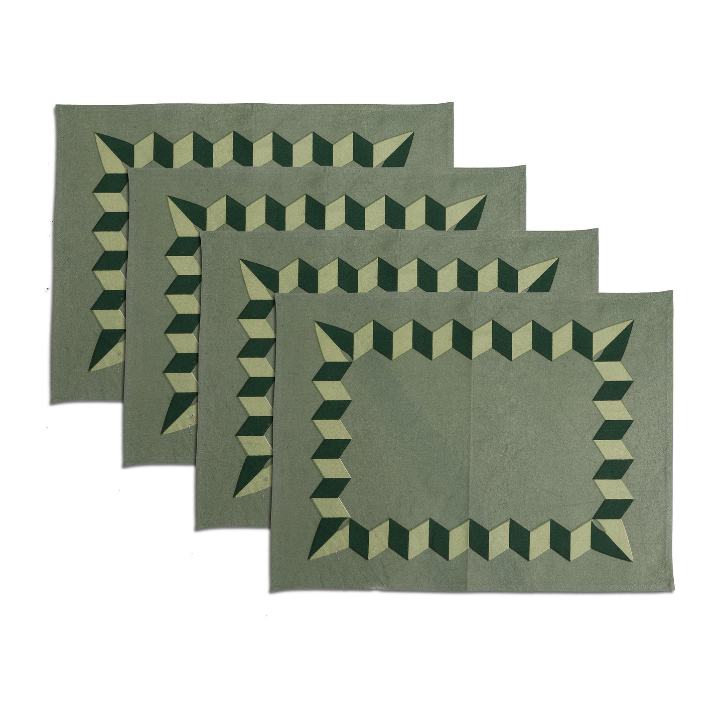Siena Green Placemat - Set of 4