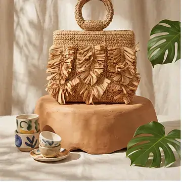 Palmette Mini Tote