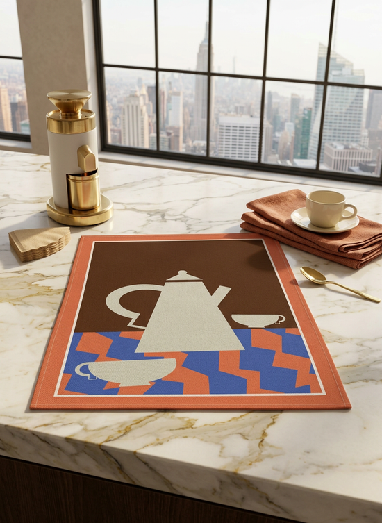 Cafe ritual Countertop Mat - Set of 2