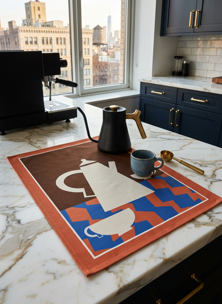 Cafe Ritual Coffee Bar Mat - Set of 2
