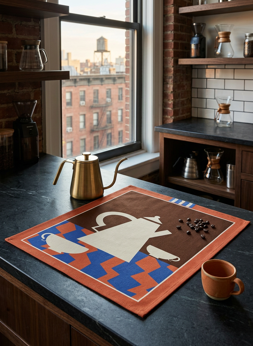 Cafe Ritual Coffee Bar Mat - Set of 2