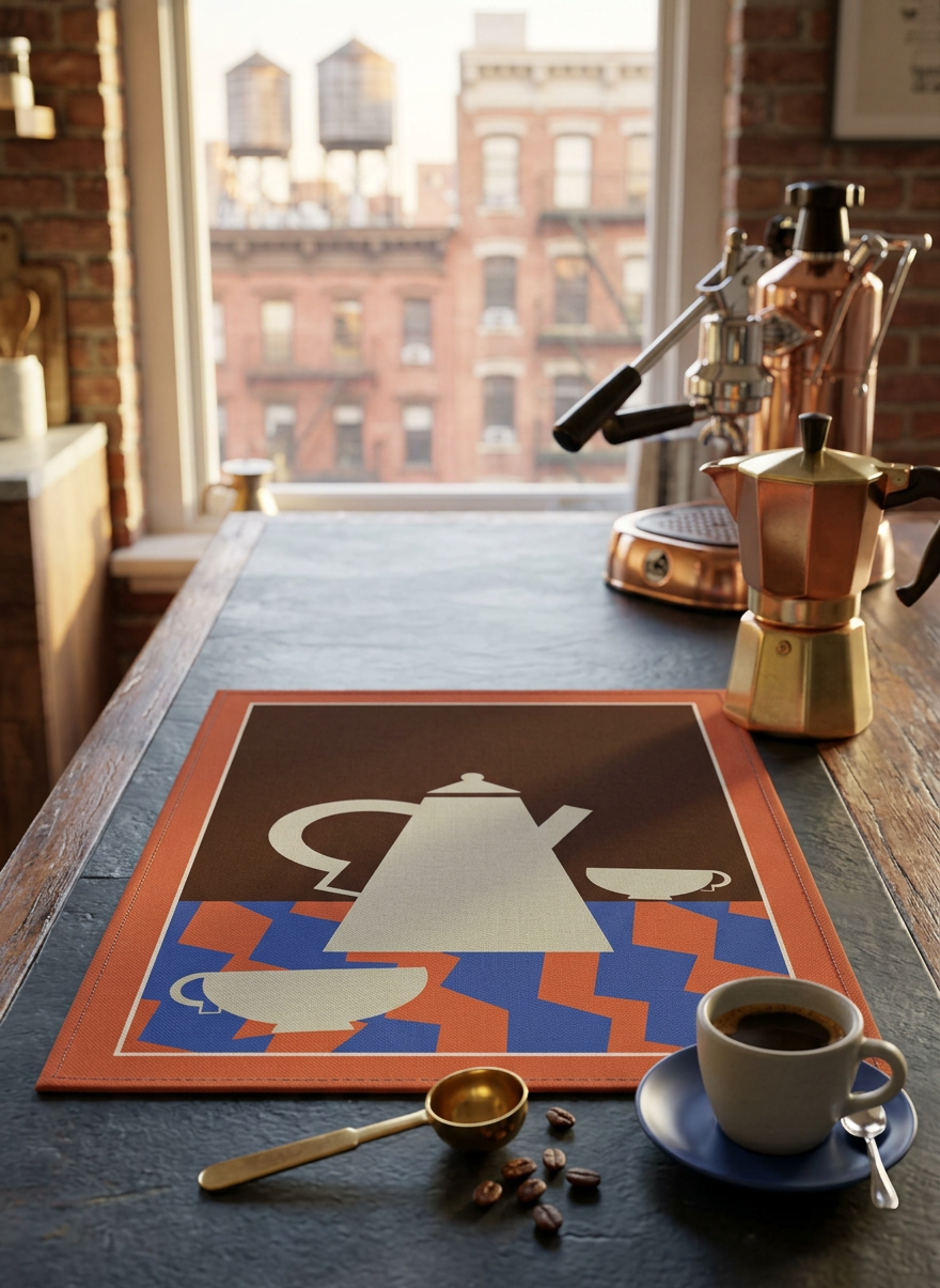 Cafe Ritual Coffee Bar Mat - Set of 2