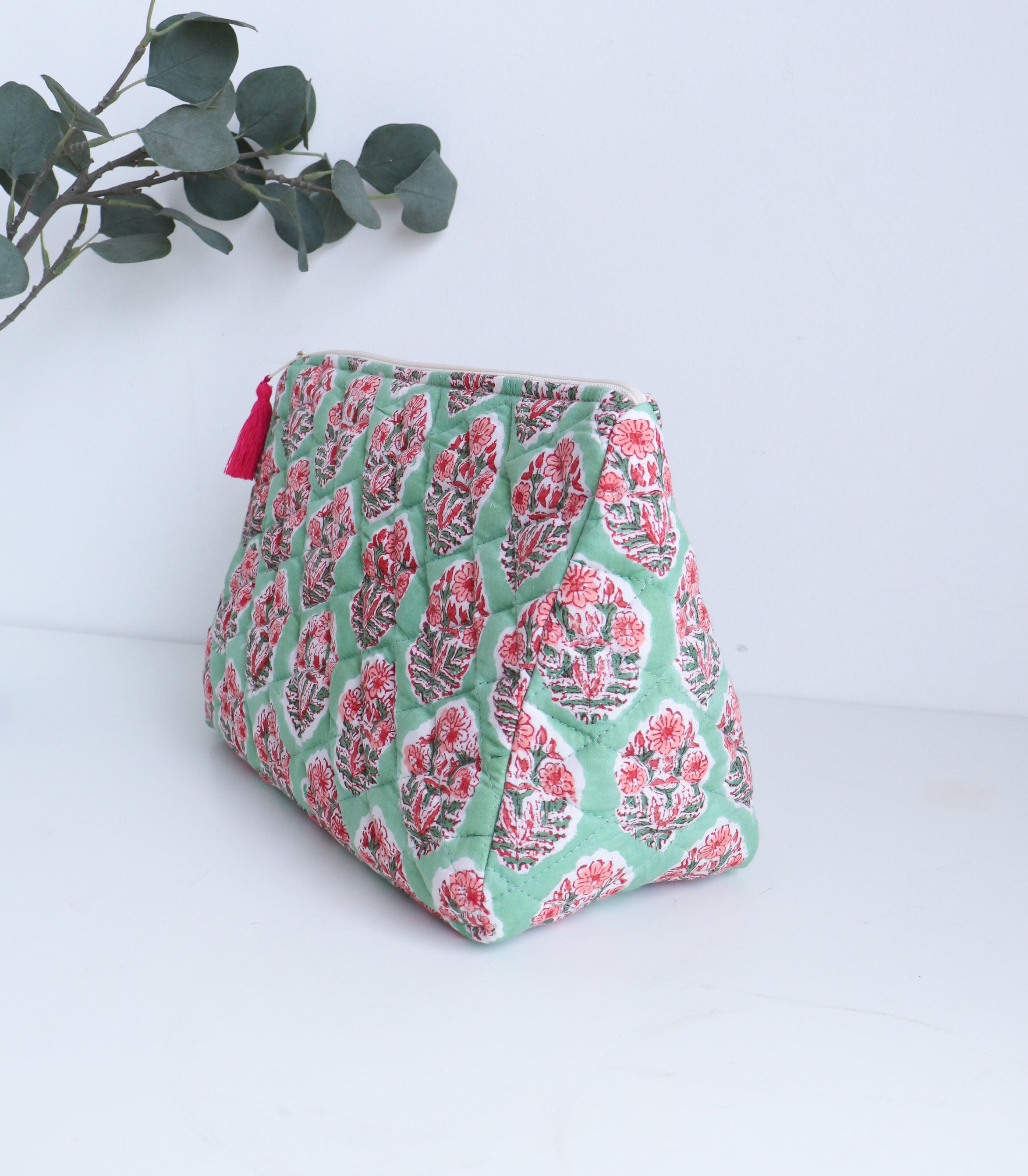 Boho Cotton Triangle Standup Pouch