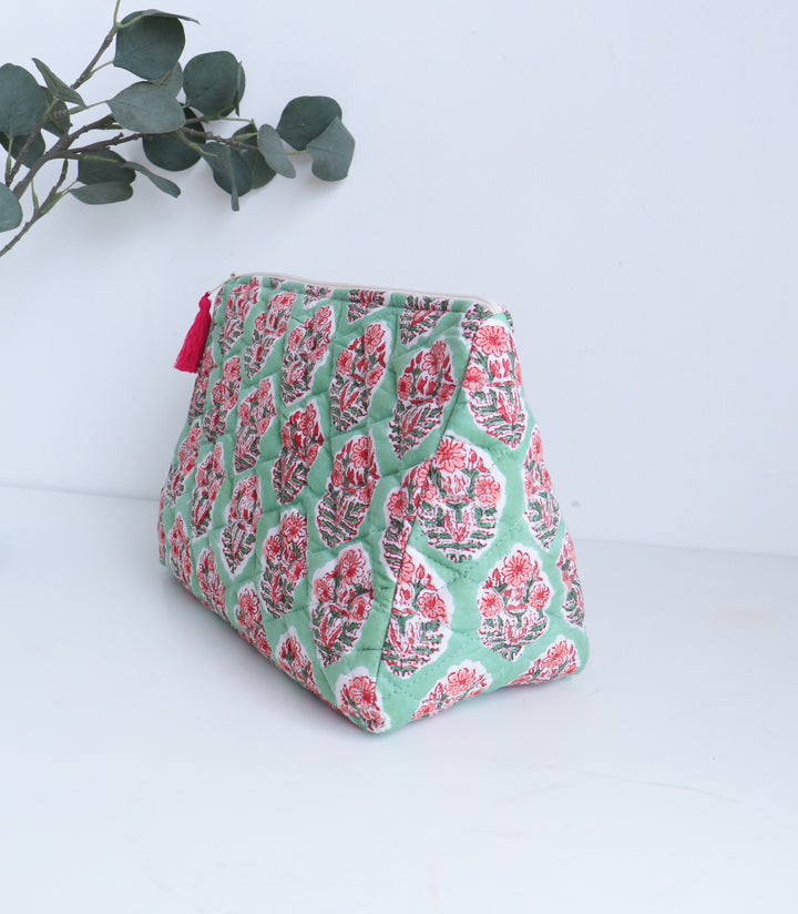 Boho Cotton Triangle Standup Pouch