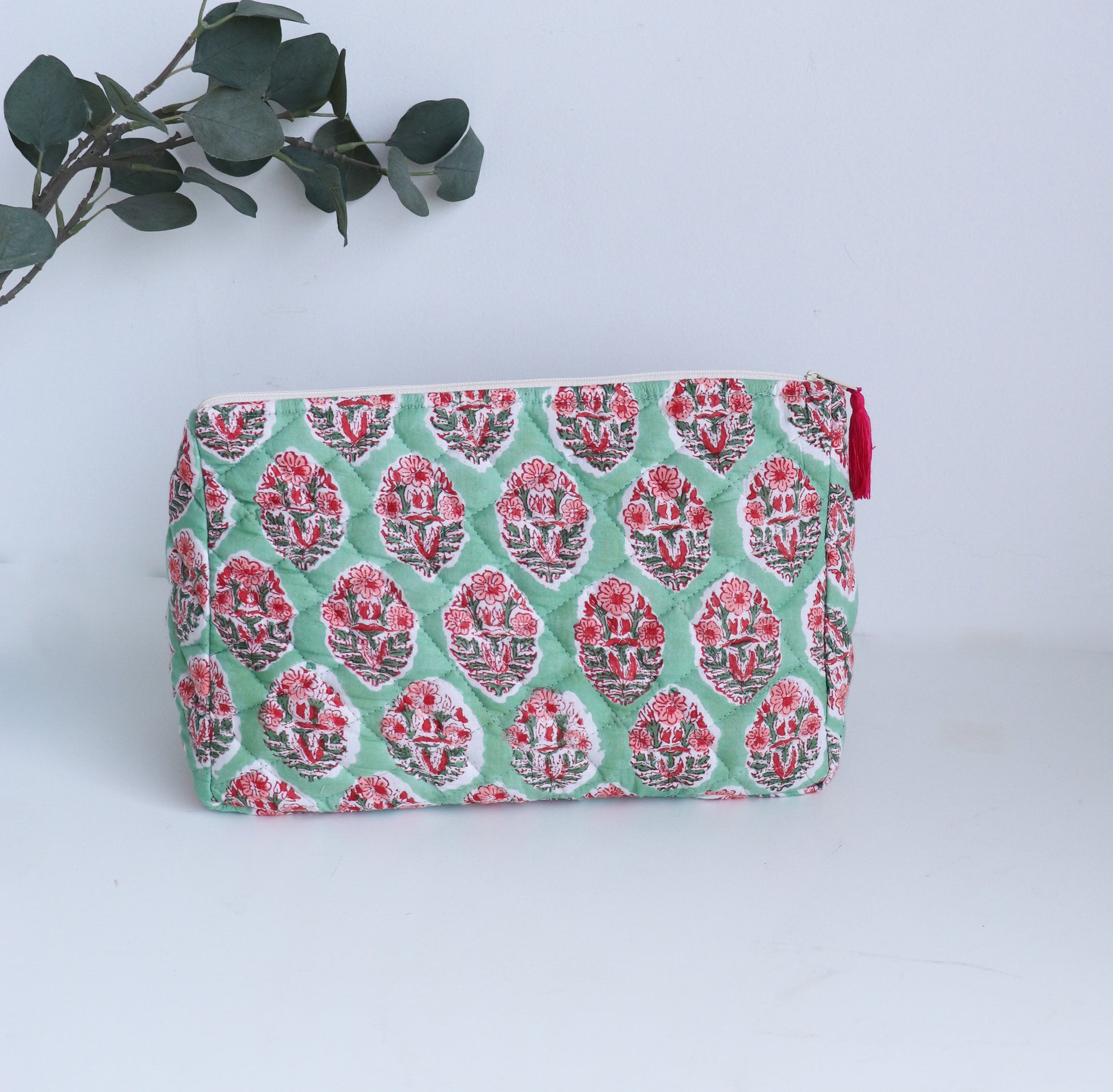 Boho Cotton Triangle Standup Pouch