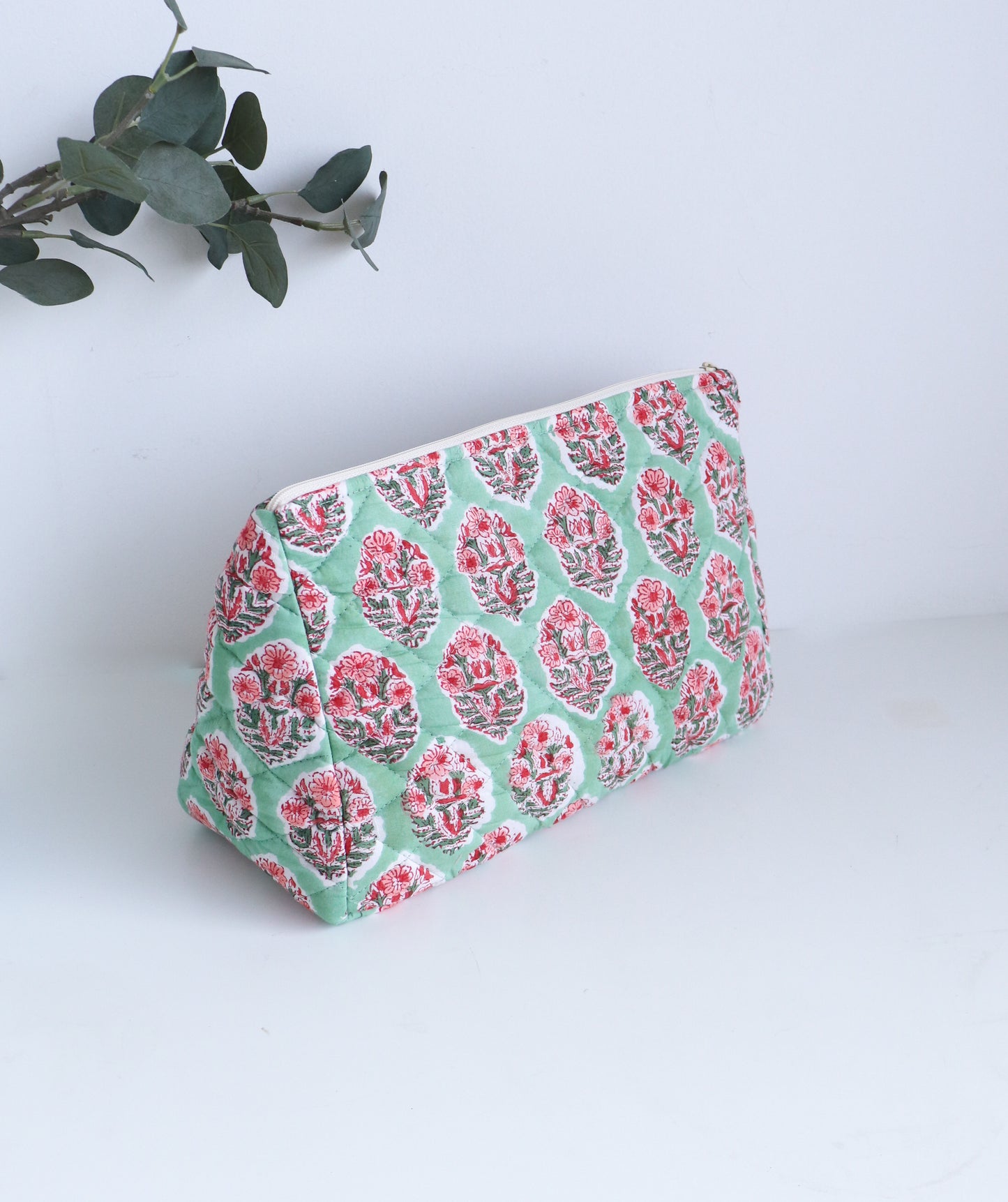Boho Cotton Triangle Standup Pouch