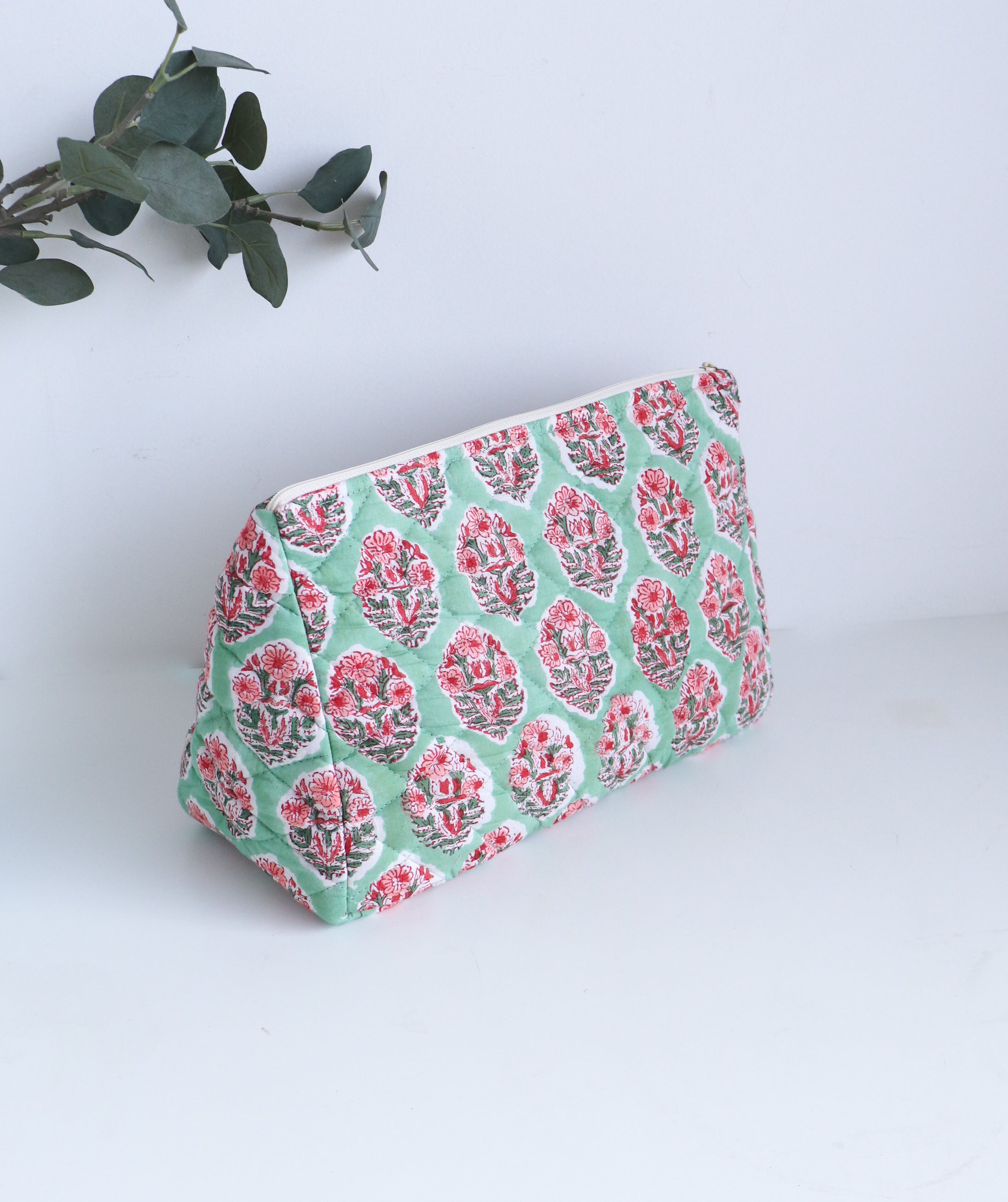 Boho Cotton Triangle Standup Pouch