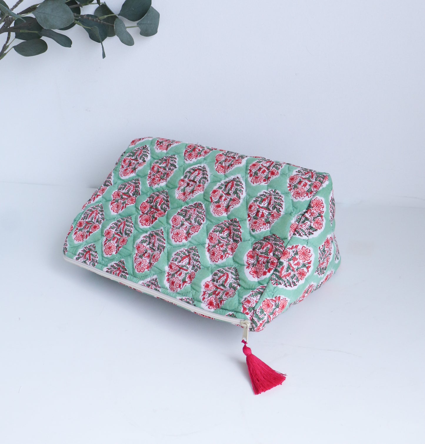 Boho Cotton Triangle Standup Pouch