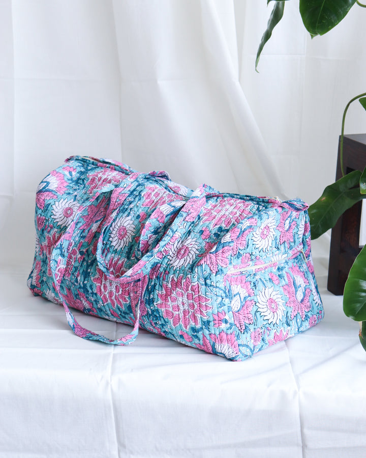 Floral Duffle Bag - Breeze
