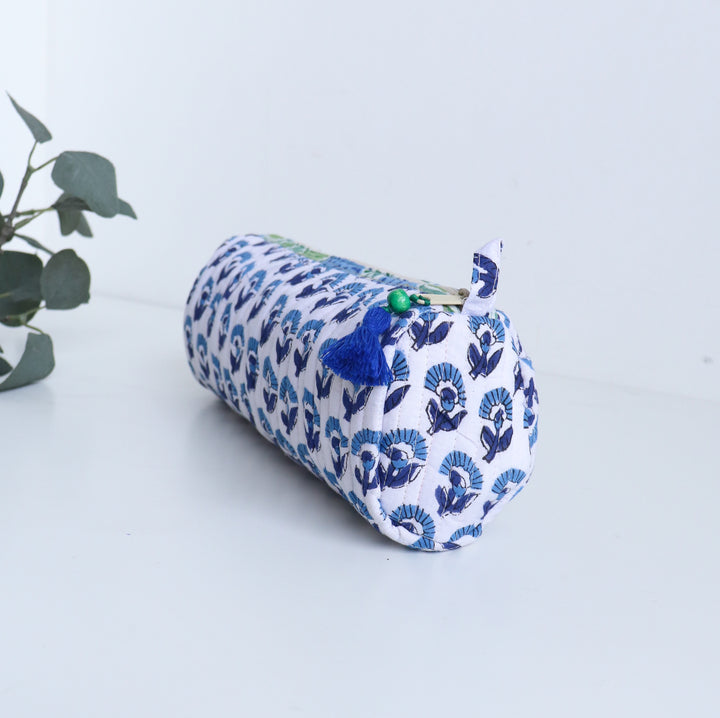 Floral Quilted Pencil Pouch
