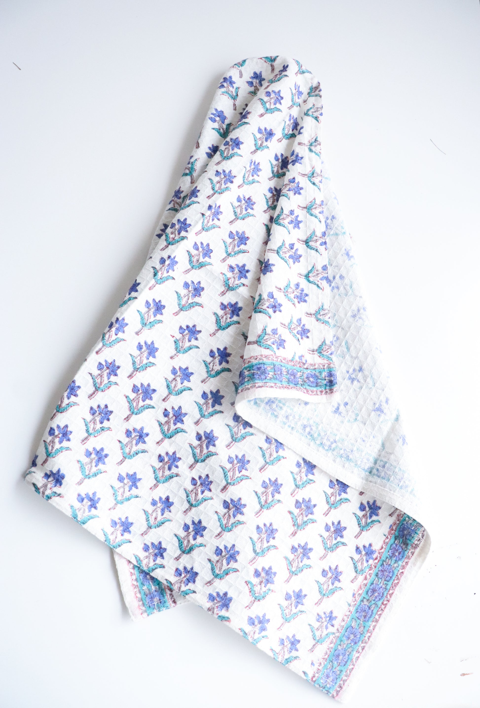 Waffle Kitchen Towel - Blissful Blue (Set of 2)