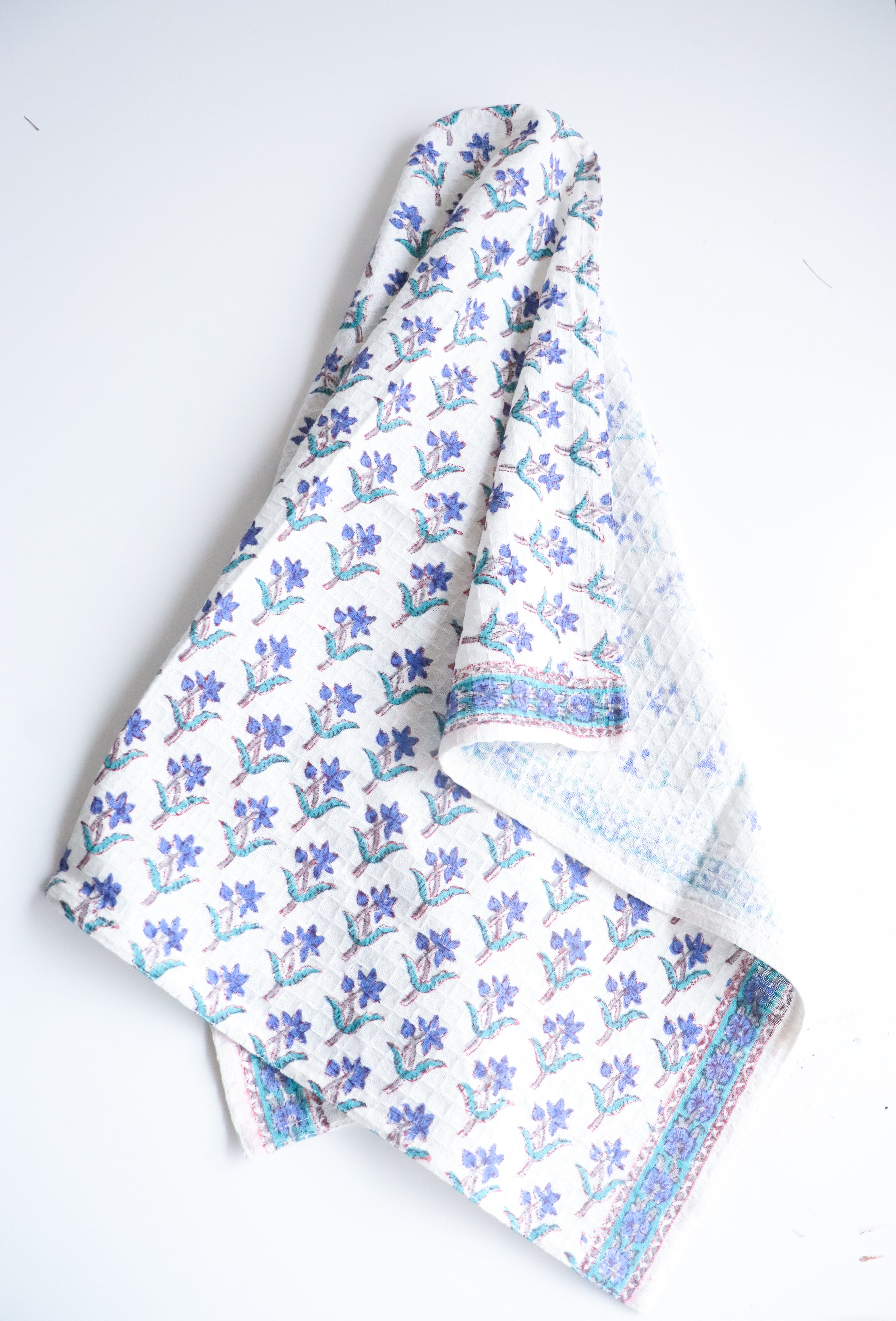 Waffle Kitchen Towel - Blissful Blue (Set of 2)