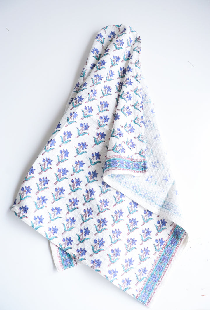 Waffle Kitchen Towel - Blissful Blue (Set of 2)
