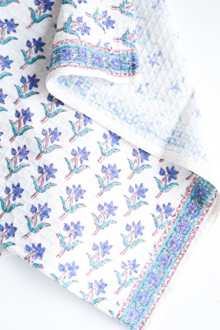 Waffle Kitchen Towel - Blissful Blue (Set of 2)