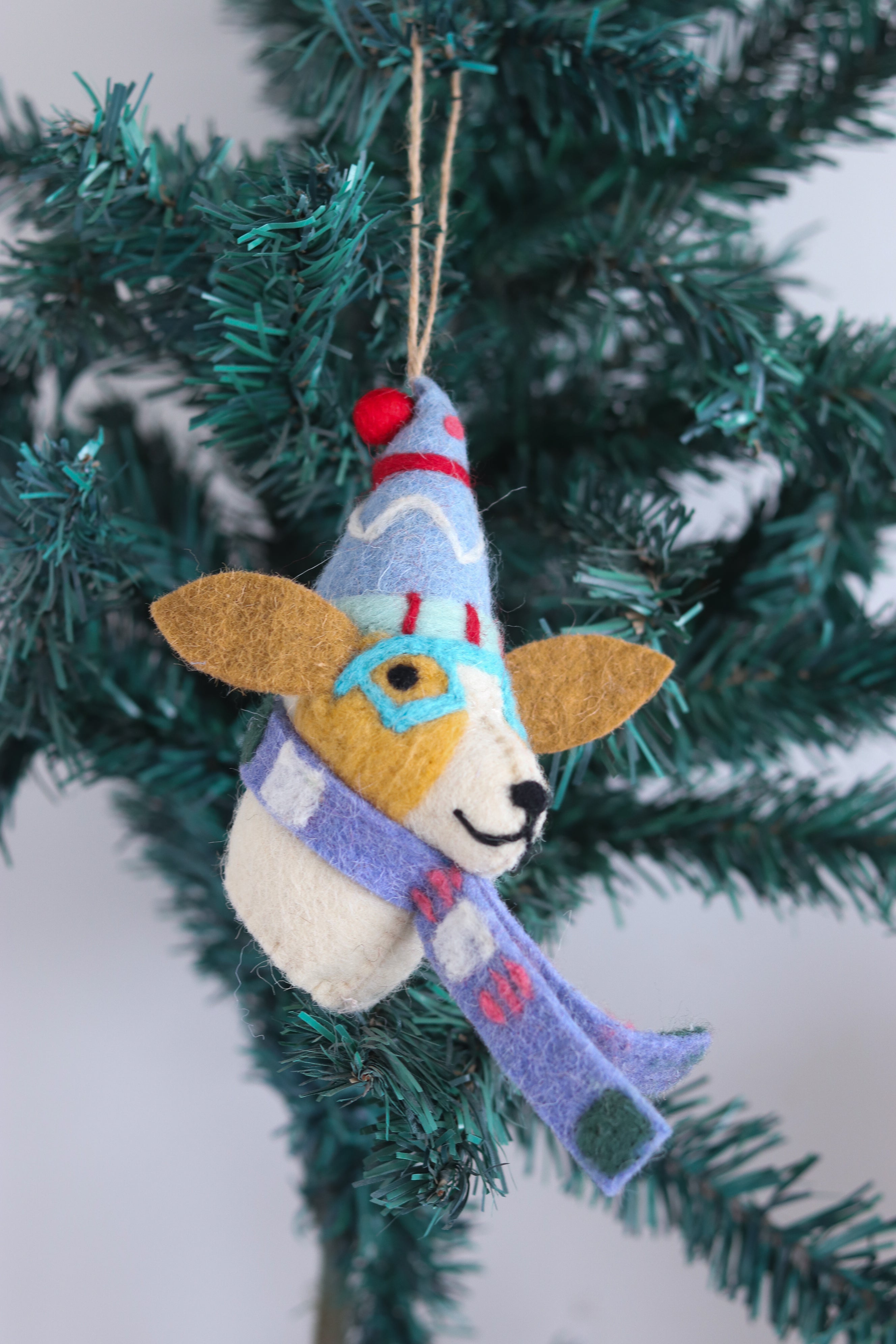 Dog Ornament–Cozy