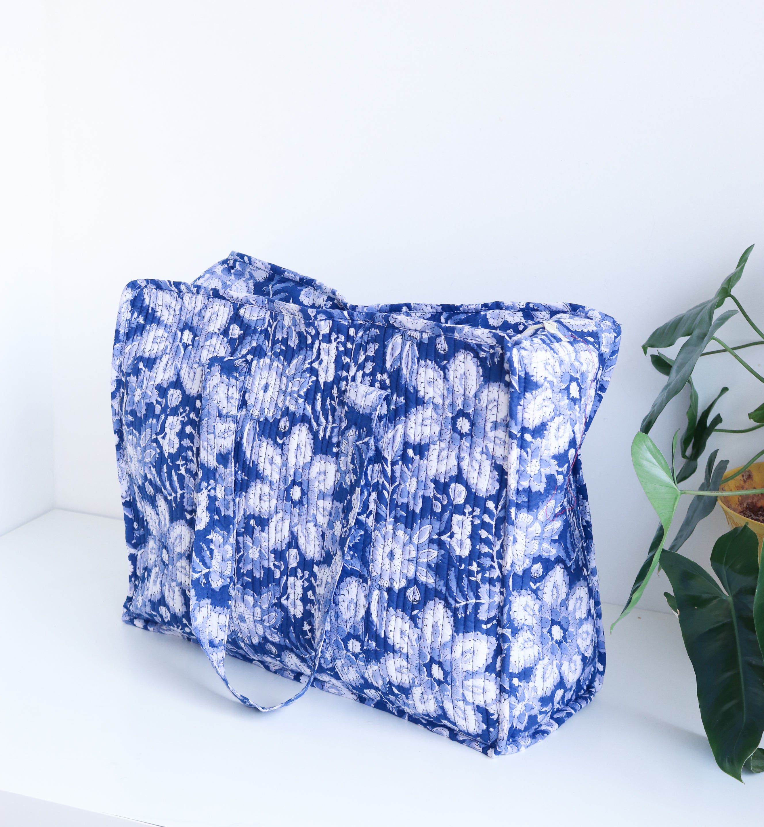 Ultimate Tote Bag - Blue Boho Travel Bag