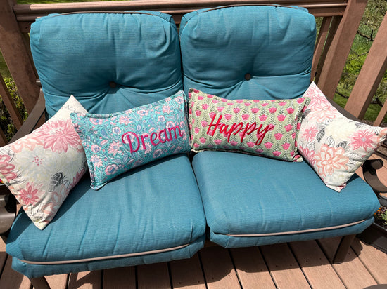 Fun Throw Pillow - Happy