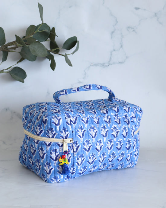 Lapis Blue Vanity Bag