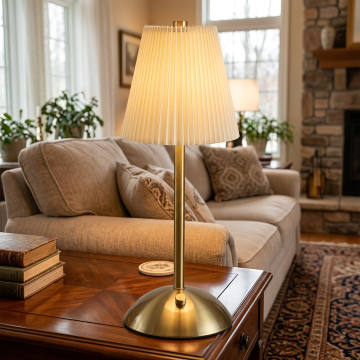 The Éloise Pleated Table Lamp