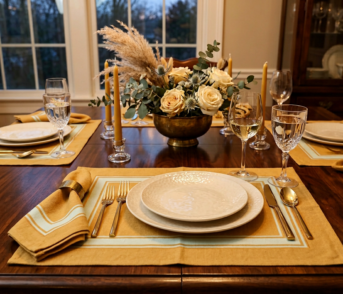 Toscana Placemats & Cloth Napkins - Set of 4