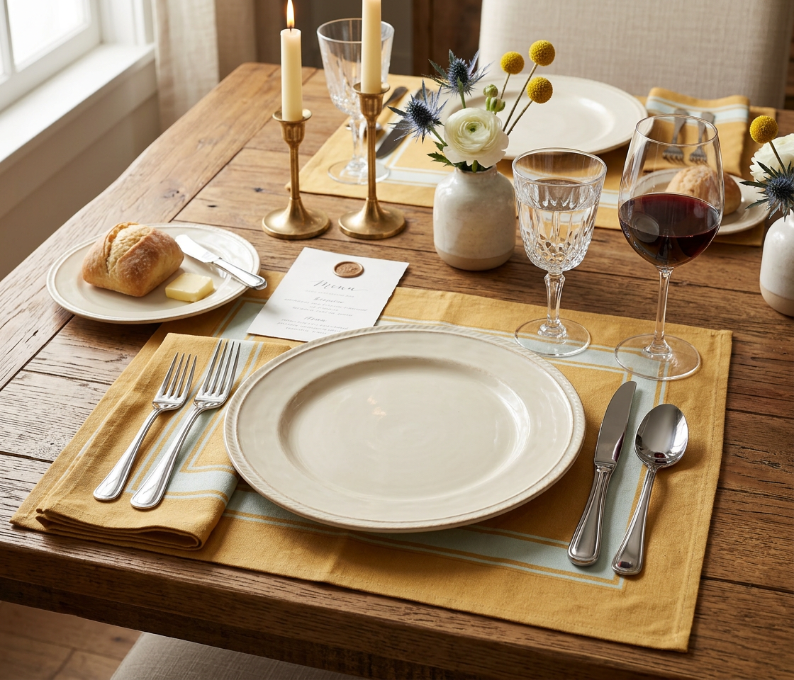 Toscana Placemats & Cloth Napkins - Set of 4