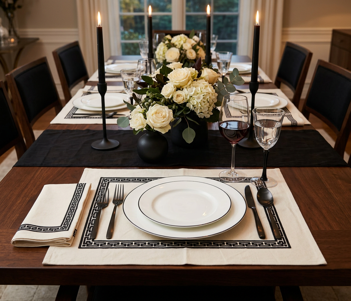 Windsor Placemats & Cloth Napkins - Set of 4