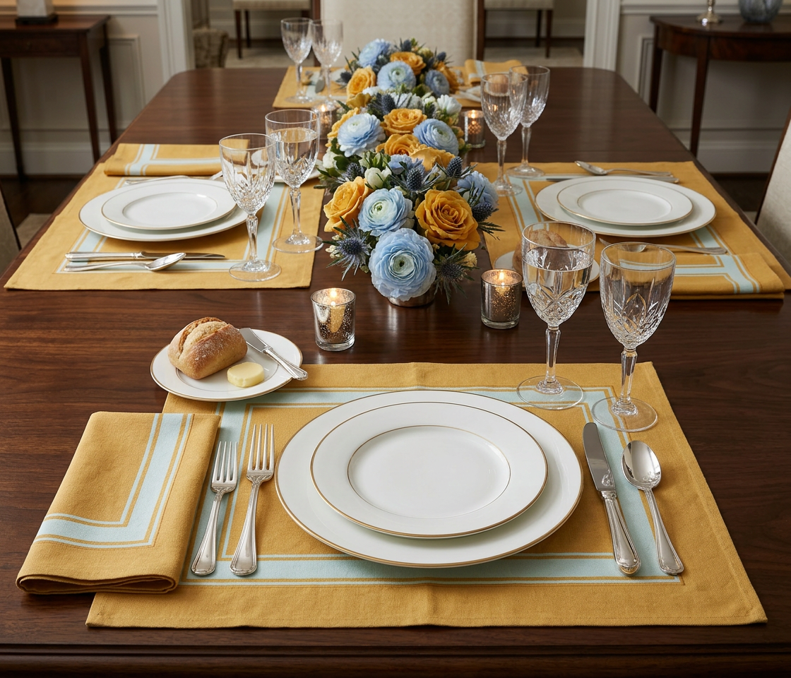 Toscana Placemats & Cloth Napkins - Set of 4