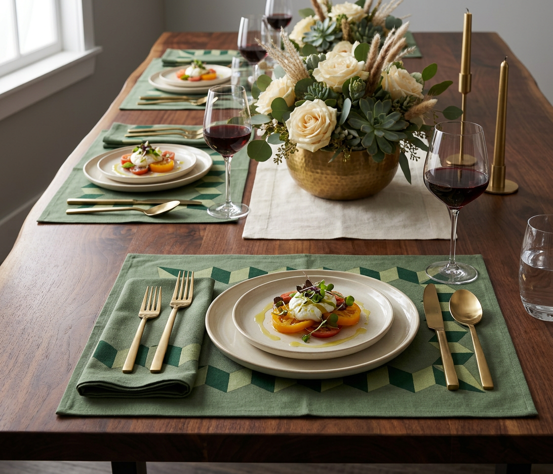 Siena Placemats & Cloth Napkins - Set of 4