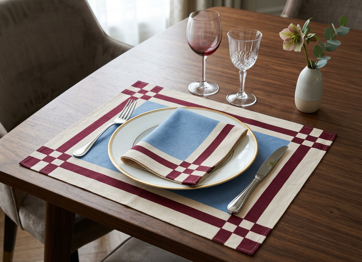Verona Blue Placemat - Set of 4