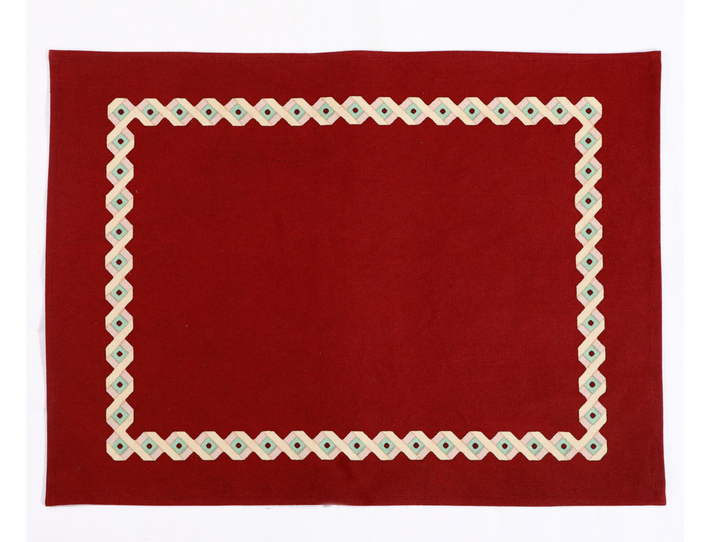 Ruby Lattice Placemat - Set of 4