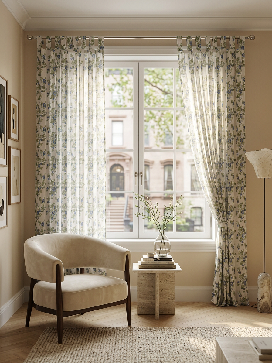 Verdelle Semi Sheer Curtains