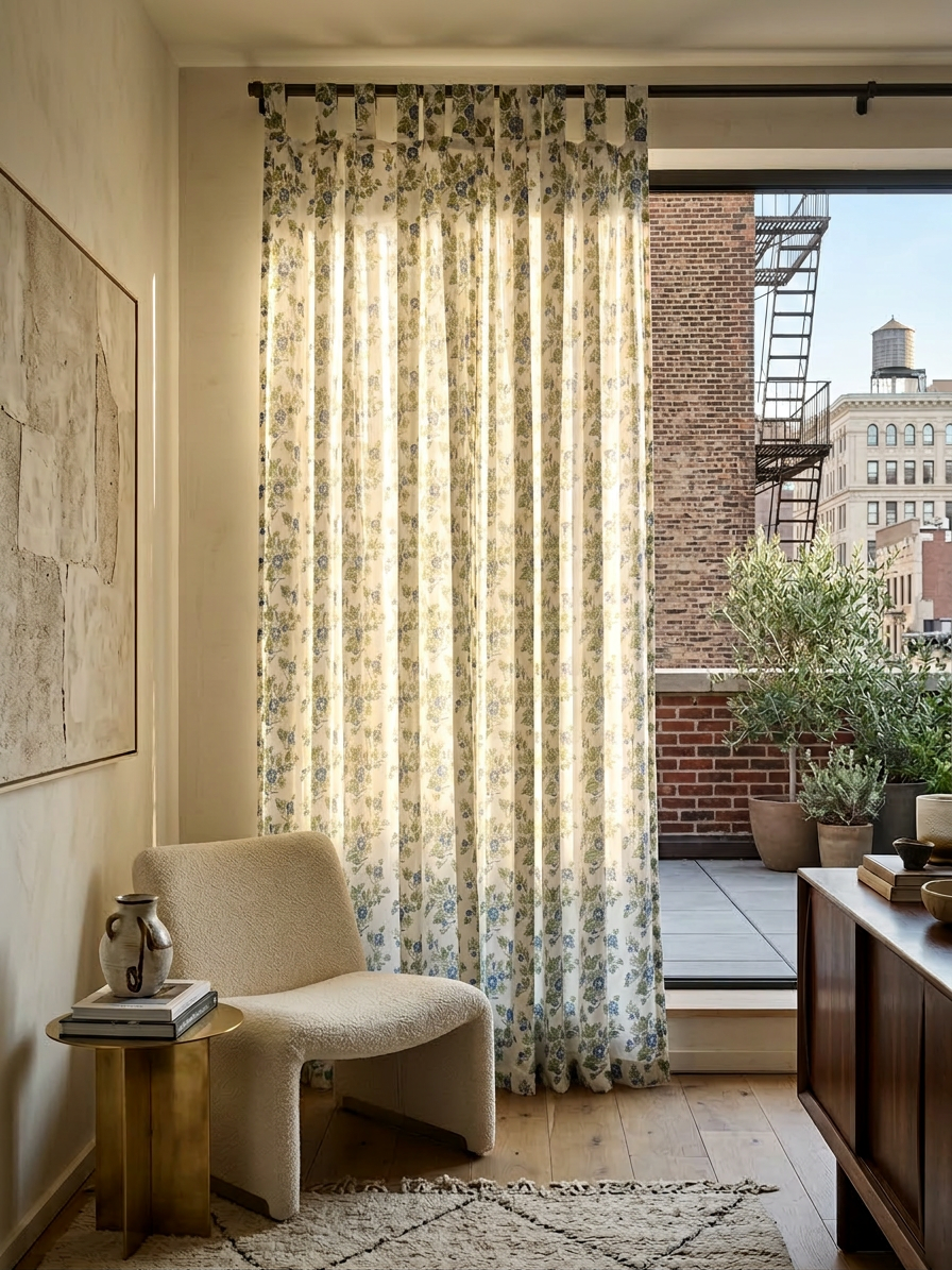 Verdelle Semi Sheer Curtains