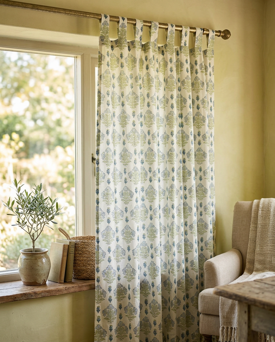 Green Haven Semi-Sheer Curtain