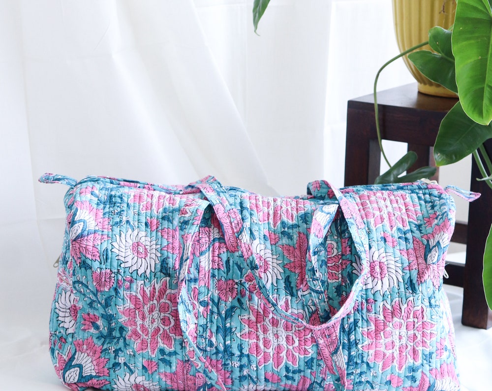Floral Duffle Bag