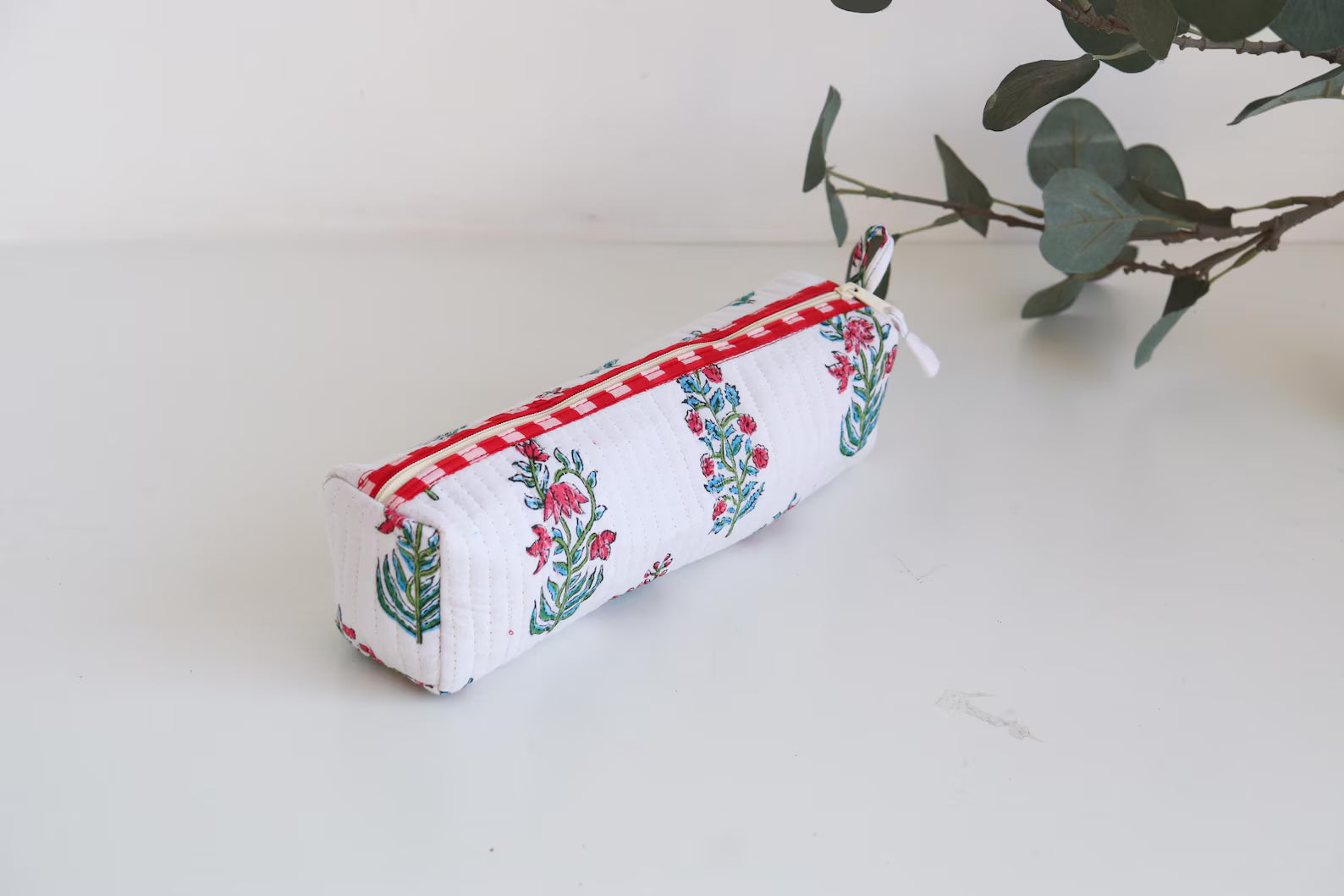 The Quilted Utility Pouch - White