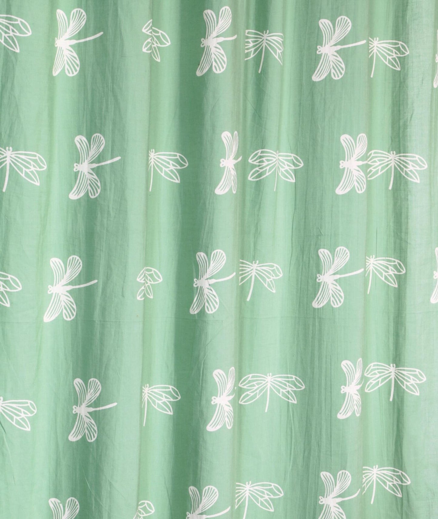 Dragonfly Block Print Curtains