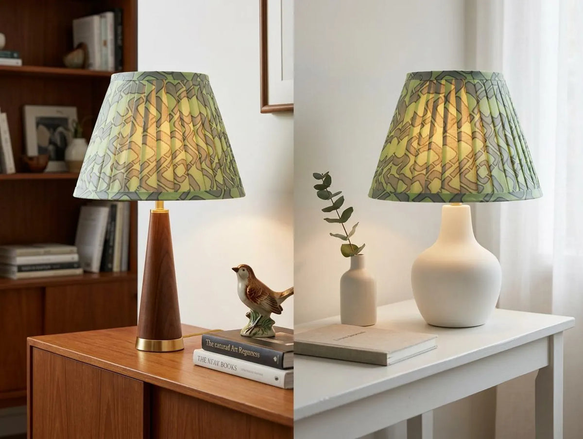 The Verdant English Pleat Lampshade