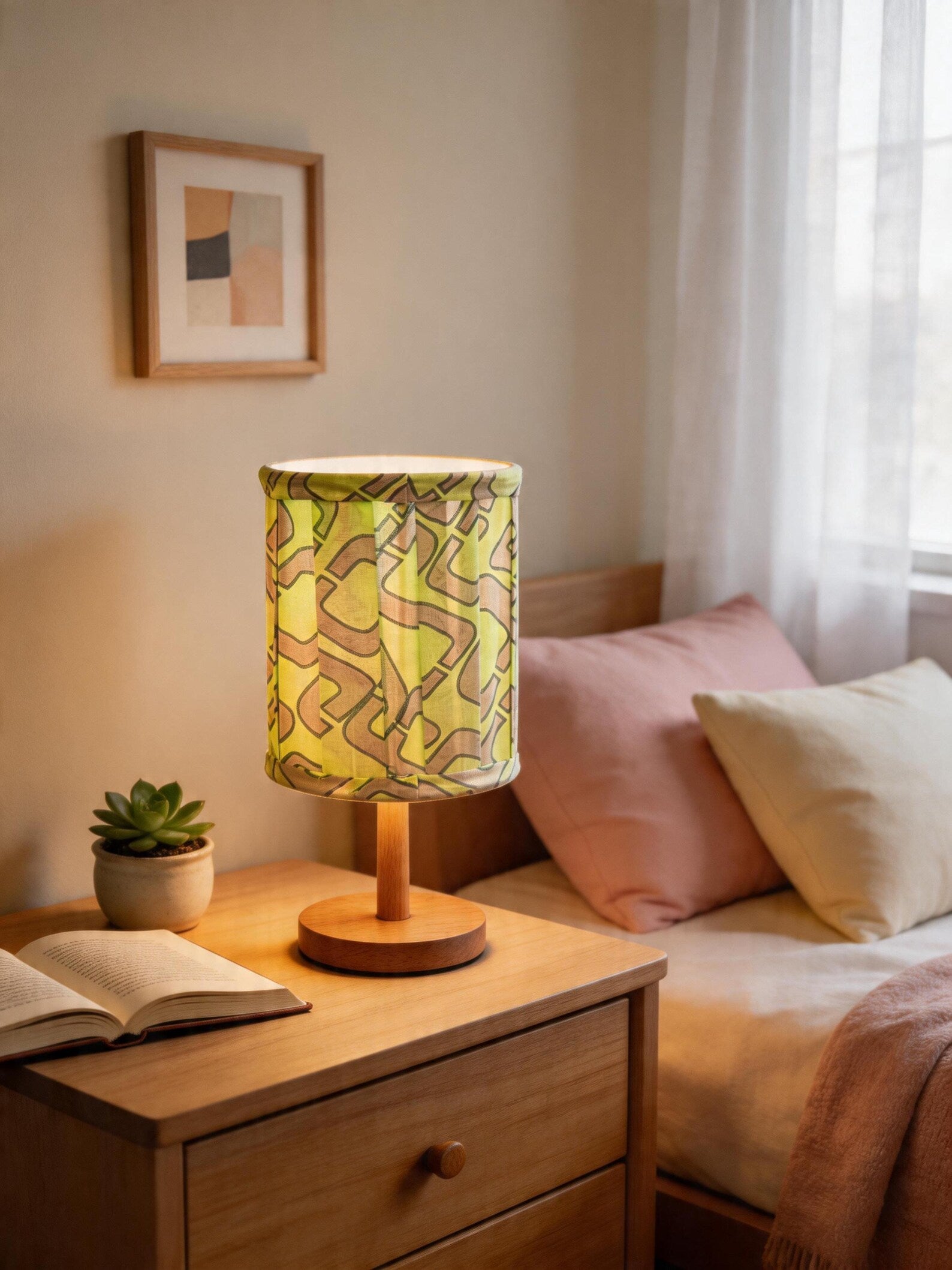 The Sage Clip Drum Lampshade