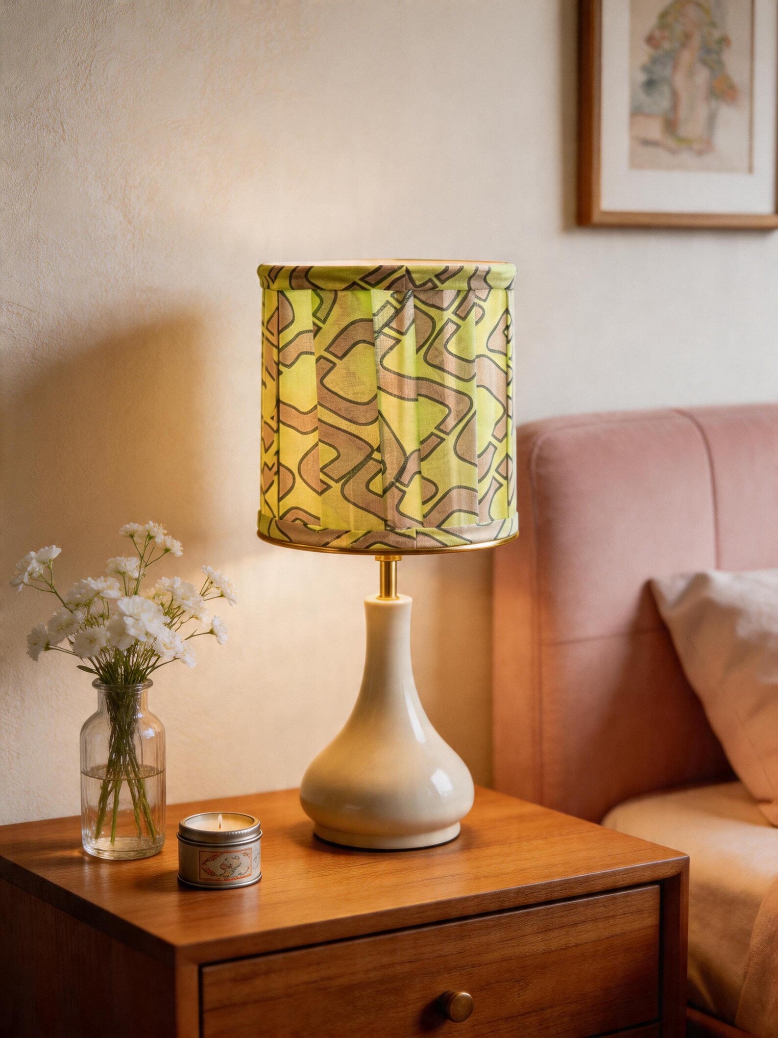The Sage Clip Drum Lampshade