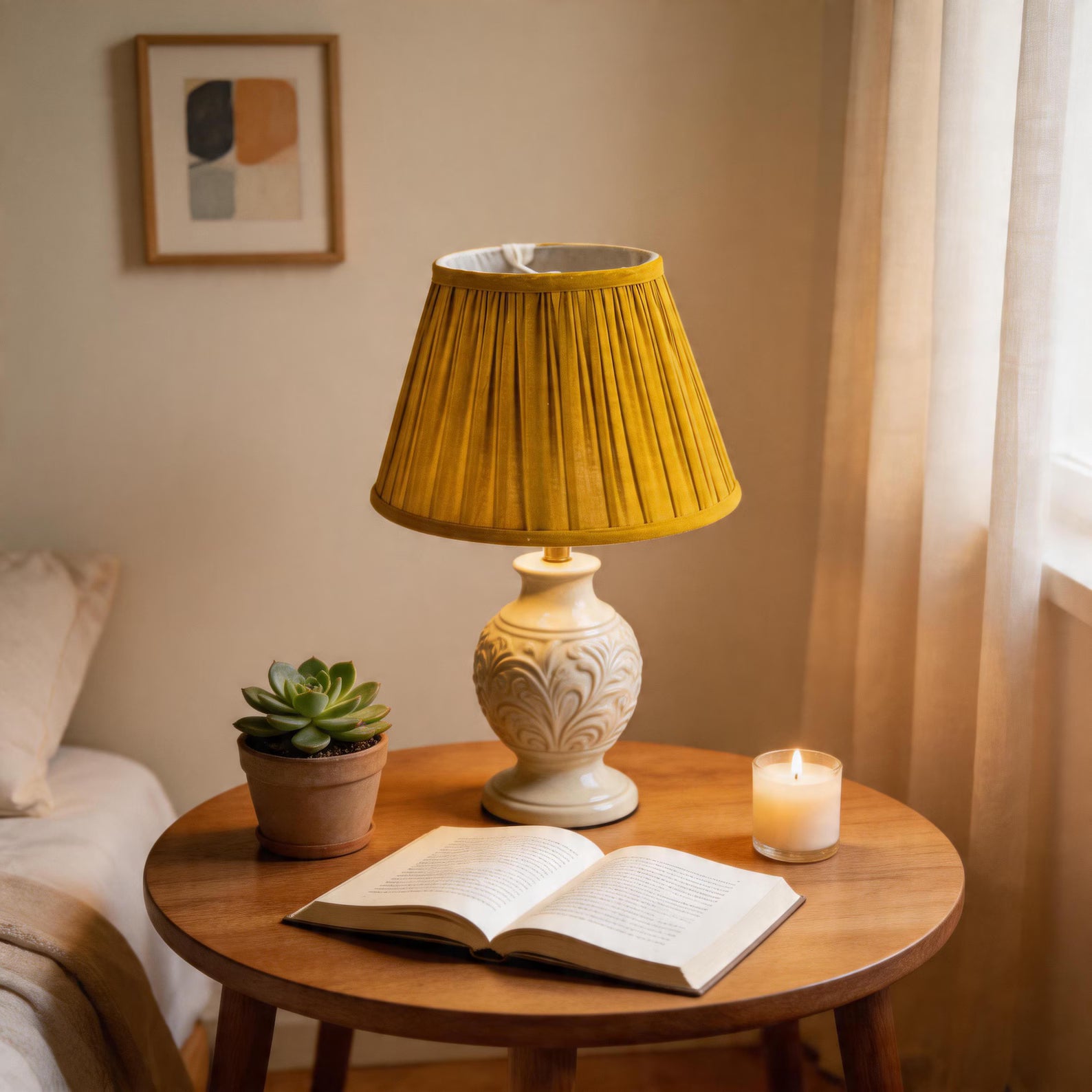 The Marigold Pleated Lampshade