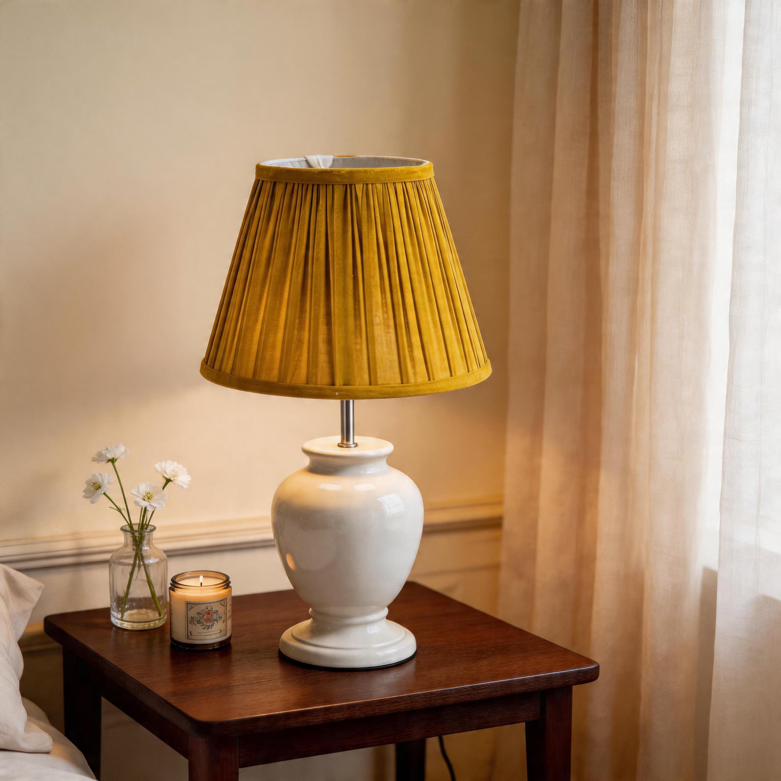 The Marigold Pleated Lampshade