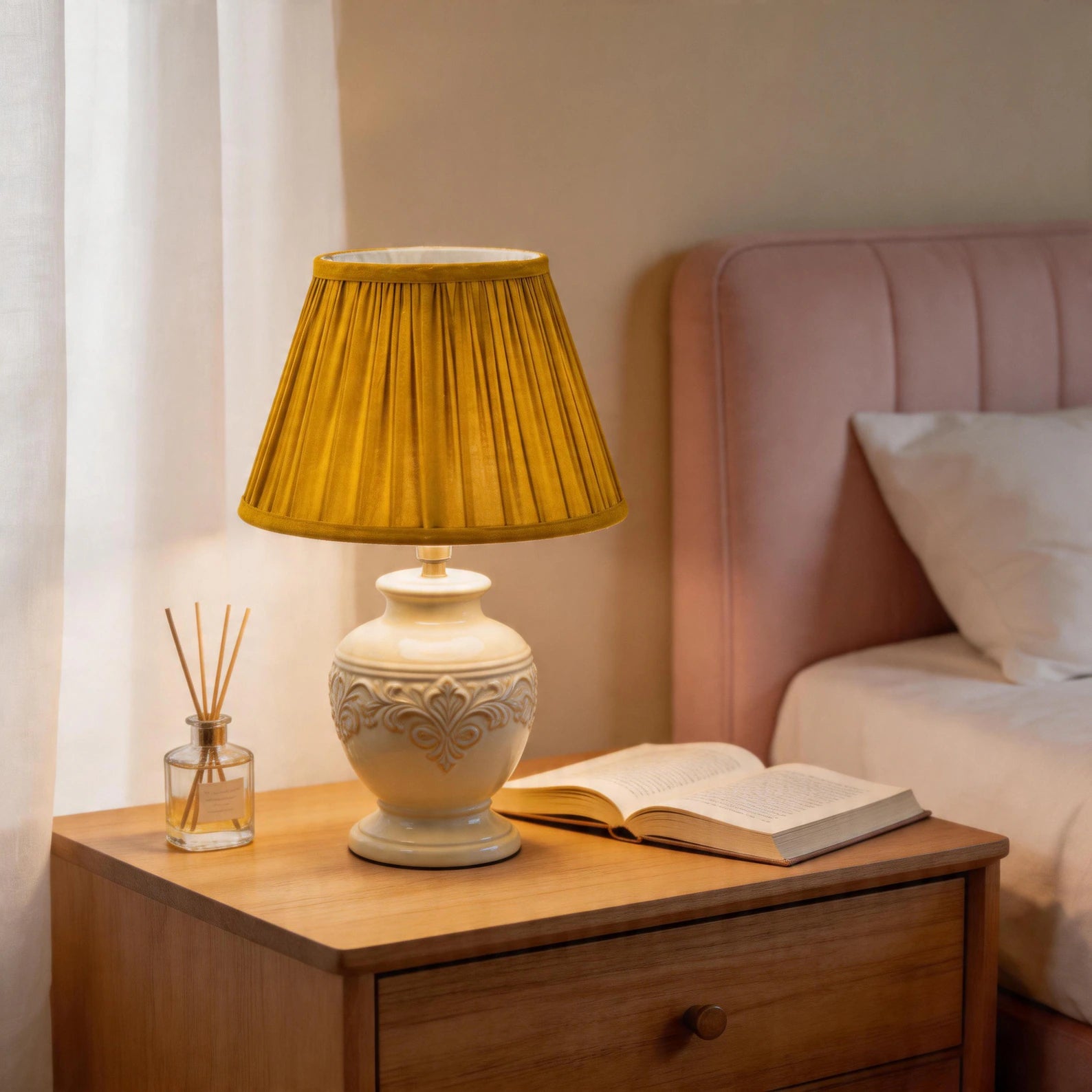 The Marigold Pleated Lampshade