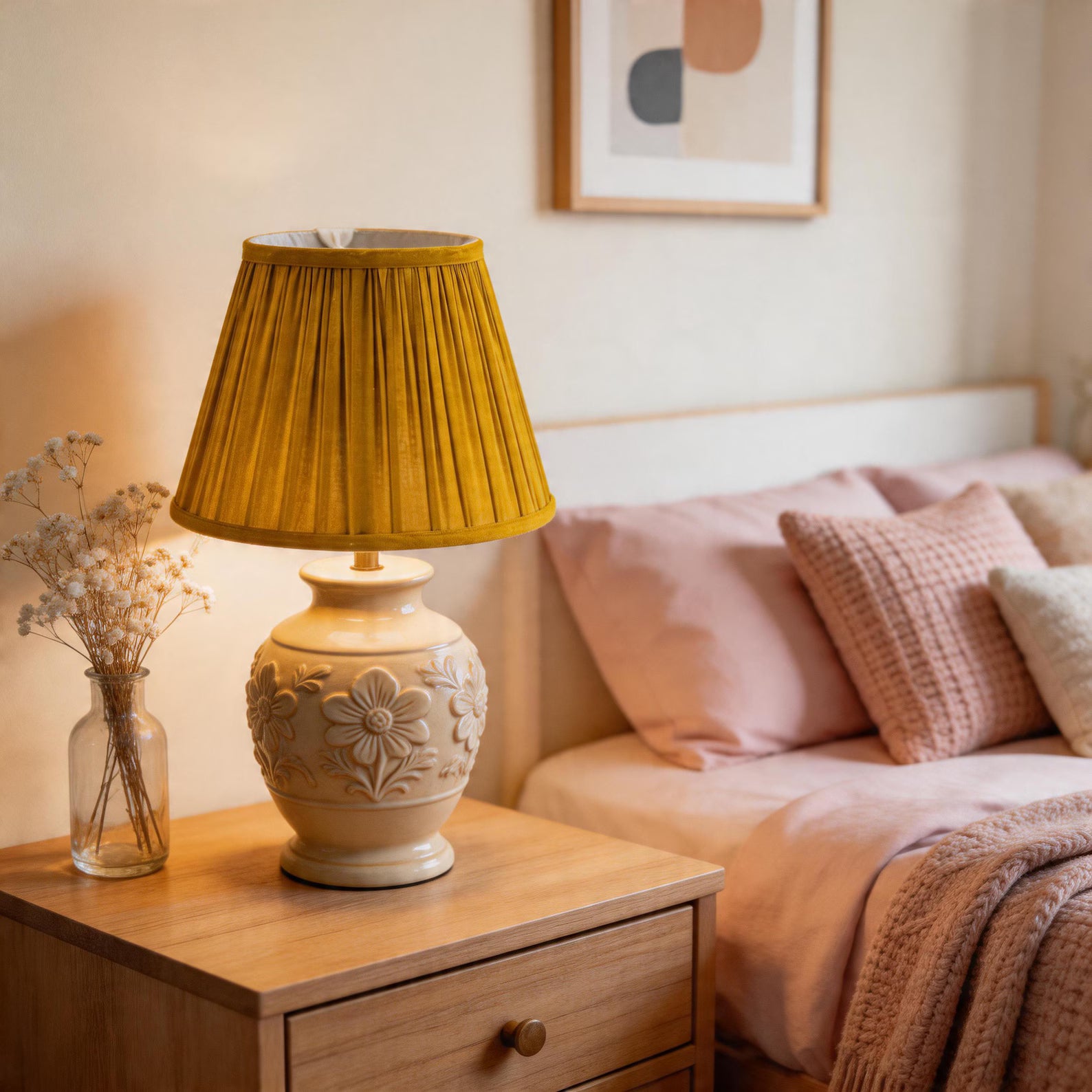 The Marigold Pleated Lampshade